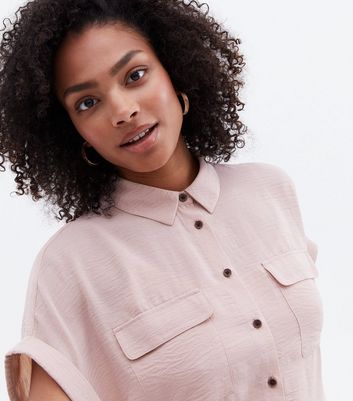 Pale Pink Short Sleeve Shirt | New Look