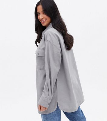 Click to view product details and reviews for Petite Grey Double Pocket Long Sleeve Shacket New Look. Click to view product details and reviews for Petite Grey Double Pocket Long Sleeve Shacket New Look.