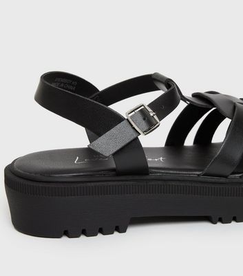 New look caged online sandals