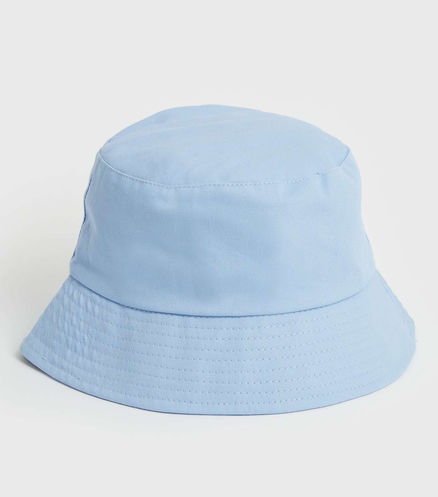 Pale Blue Plain Bucket Hat Image 2