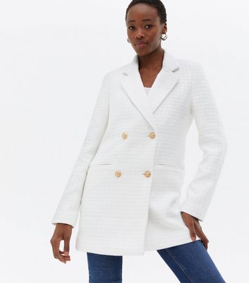 New look ladies white cheap jackets