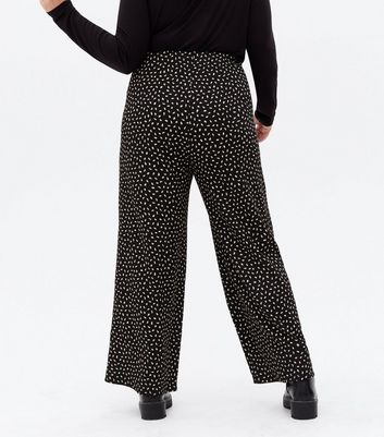 flowy black trousers