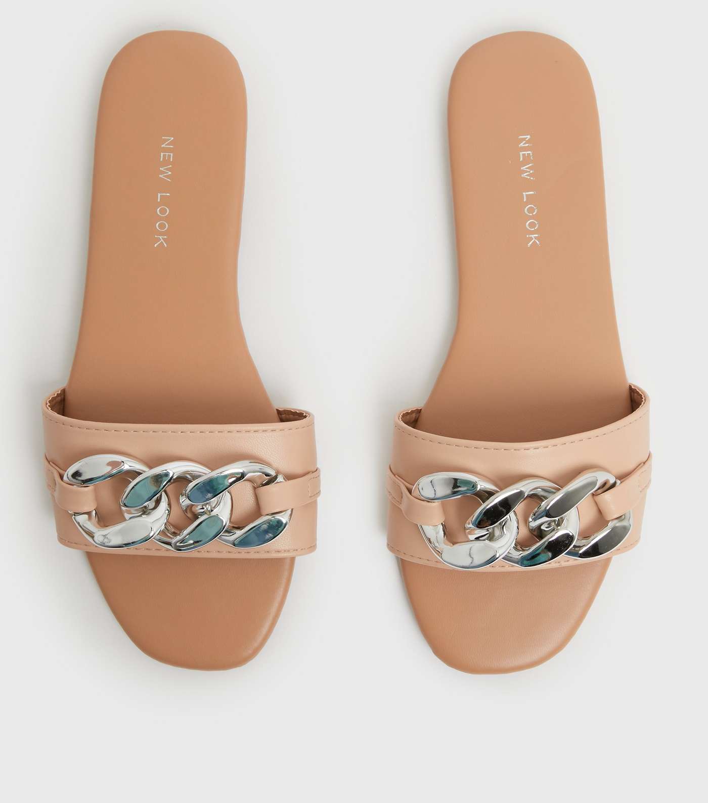 Pale Pink Chain Sliders