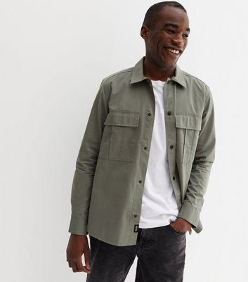 Only \u0026 Sons Grey Double Pocket Long 
