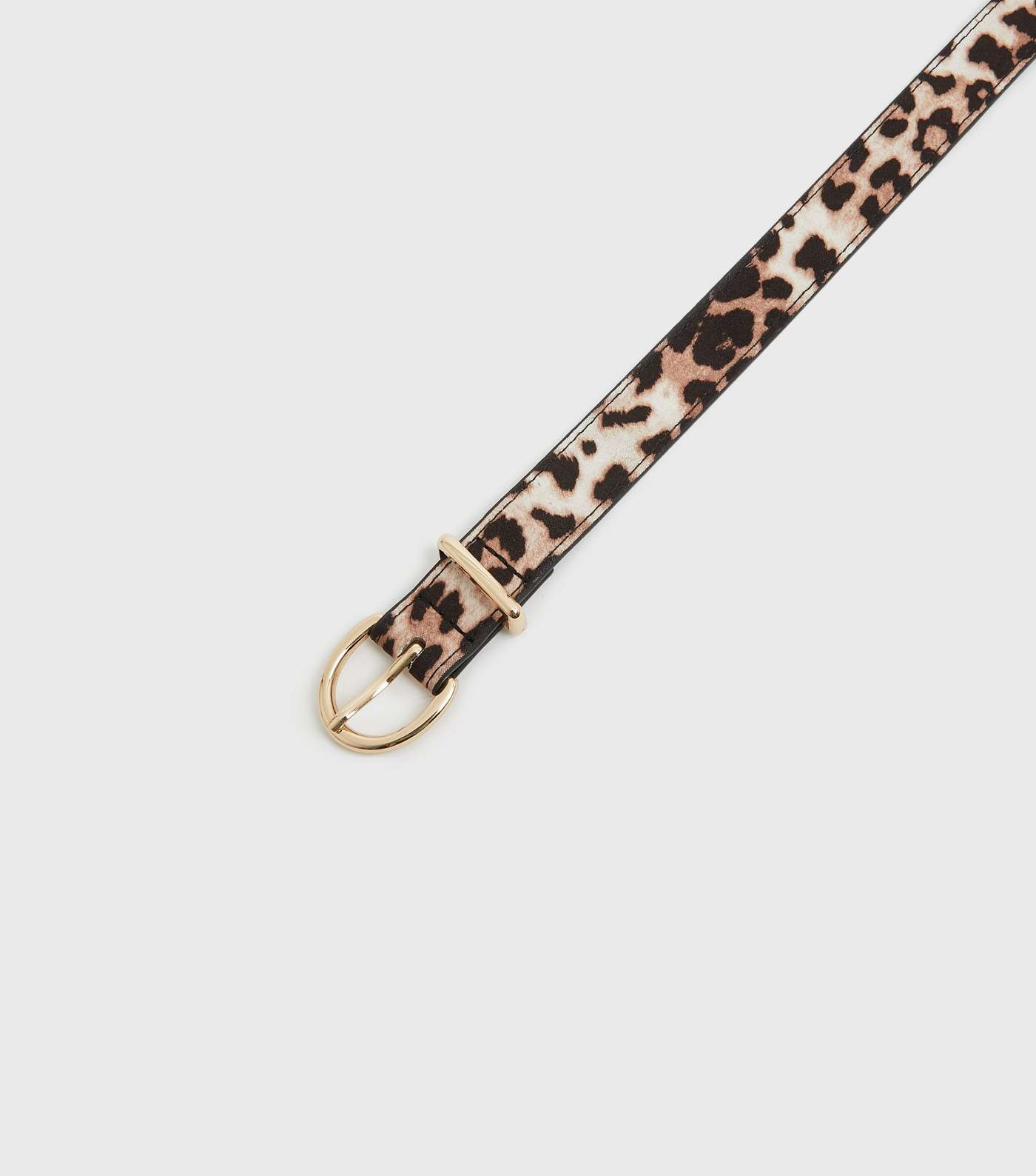 Brown Leopard Print Belt Image 3