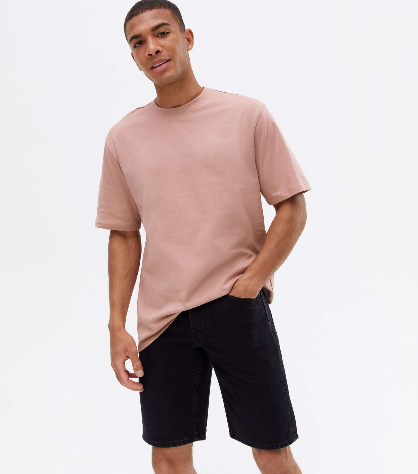 Only & Sons Lilac Jersey Crew Neck Relaxed Fit T-Shirt Image 2