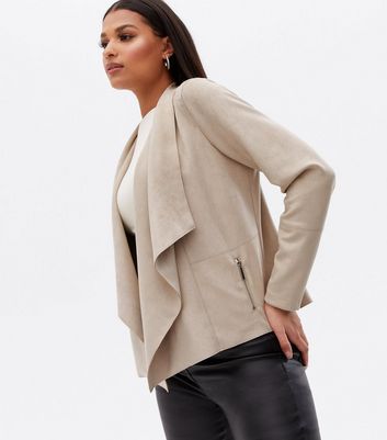 Waterfall suedette outlet jacket