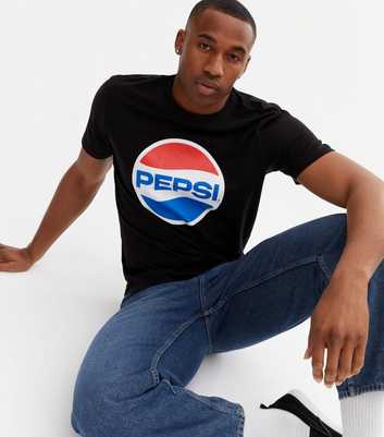 Only & Sons Black Pepsi Logo T-Shirt