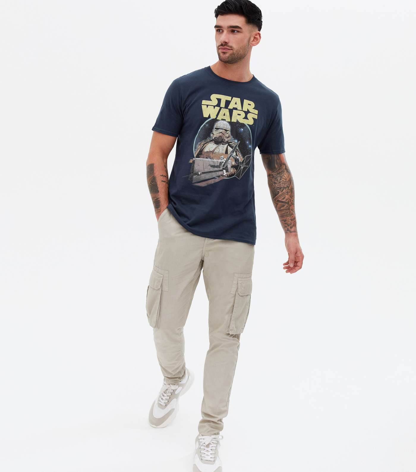 Dark Grey Star Wars Stormtrooper T-Shirt Image 2