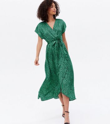 green wrap dress uk