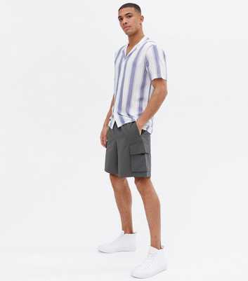 Grey Cargo Relaxed Fit Shorts