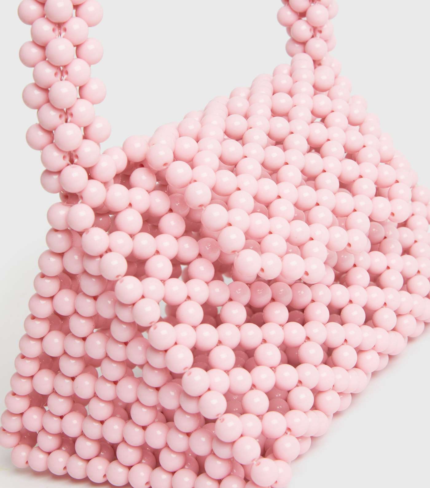 Sweet as Candy Pink Beaded Mini Tote Bag Image 3
