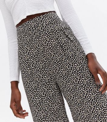 tall high waisted wide leg trousers