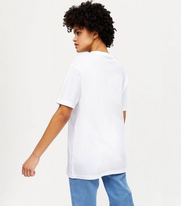 womens oversized crew neck t shirt