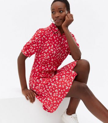 Target red clearance polka dot dress