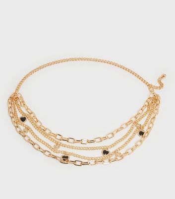 Gold Charm Chain Belt | New Look