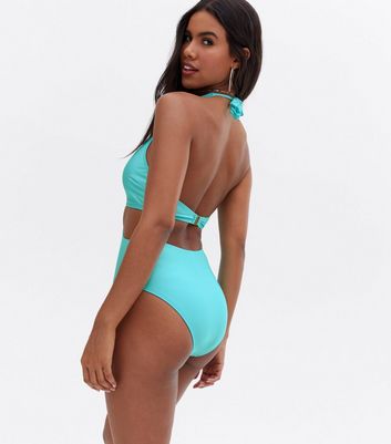 turquoise monokini