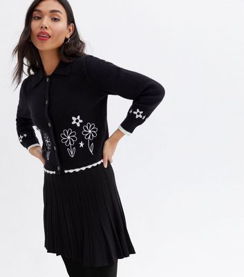 Embroidered cardigan deals new look