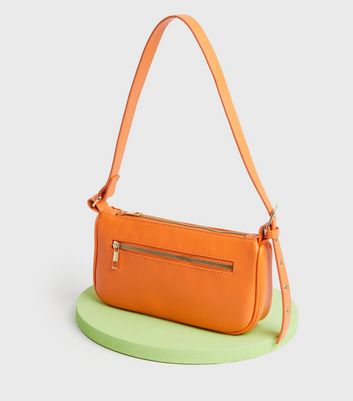 shop for Back to the 70s Orange Shoulder Bag New Look at Shopo