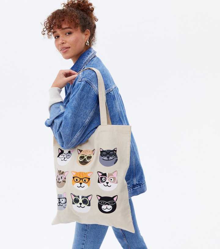 Casual Canvas Cat Print Kids School Backpack for Back to School-FREE ship  USA