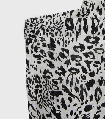 Black and white animal print bag deals