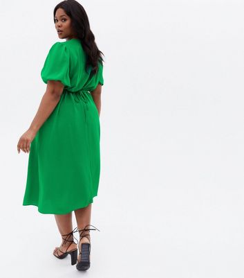 Side button clearance wrap dress