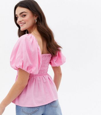 pink-shirred-frill-peplum-