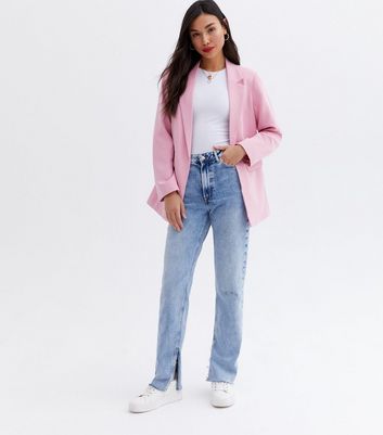 Pink blazer and jeans – Bay Area Fashionista