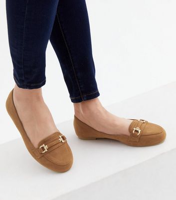 Ladies cheap tan loafers