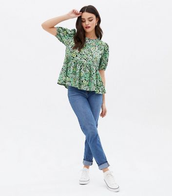 peplum tops new look