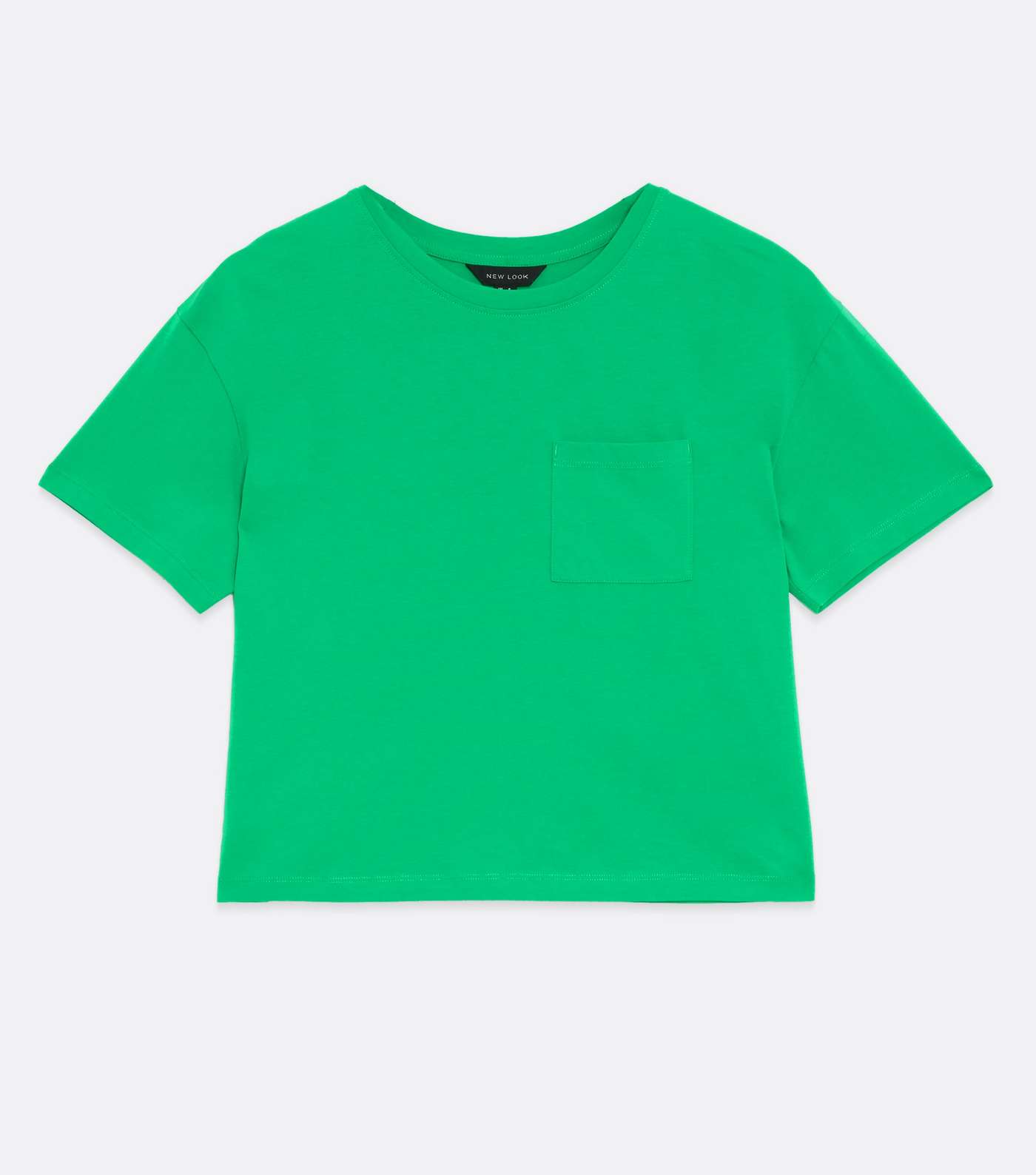 Green Short Sleeve Boxy T-Shirt Image 5