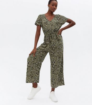 Zara animal best sale print jumpsuit