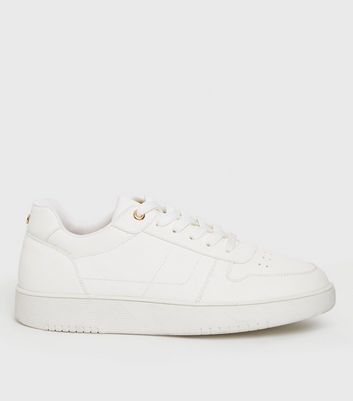 plain white chunky trainers