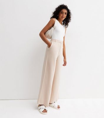 High Waist Wide Leg Trousers 