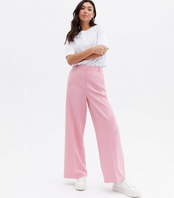 Pink Glitter Straight Leg Woven Trouser | MISSTRUTH | SilkFred US