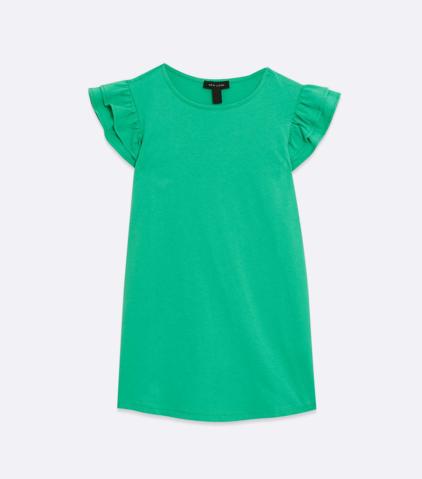 Green Frill Sleeve T-Shirt Image 5