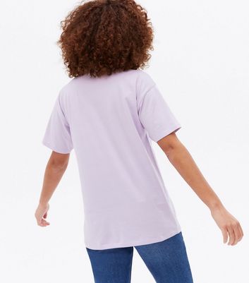 Click to view product details and reviews for Lilac Crew Neck Oversized T Shirt New Look.