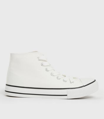 Converse white deals canvas trainers