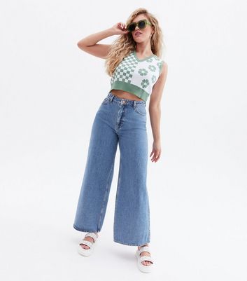 Volume Blue Extreme Wide Leg Jeans 