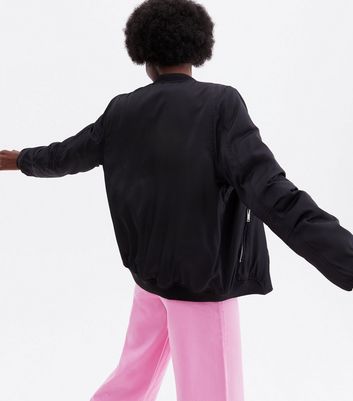 Click to view product details and reviews for Tall Black Padded Bomber Jacket New Look.