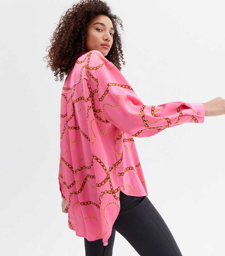 ladies chain print shirt