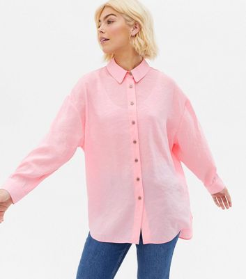 baggy pink shirt