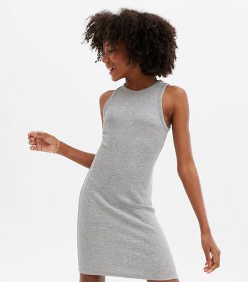 grey racer dress