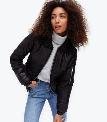 Black bomber jacket outlet new look