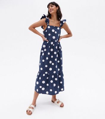 New look clearance spot midi dress