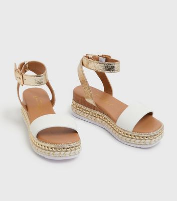 New look store white espadrilles