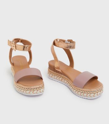 Remy espadrille sandals rose gold online