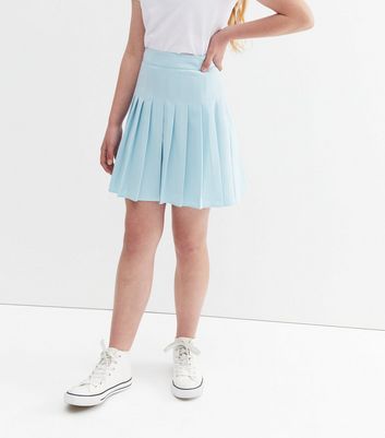 Light blue tennis skirt best sale