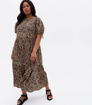 New look leopard sales print maxi dress