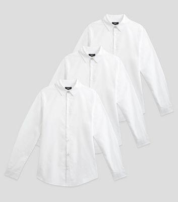white long sleeve shirt pack